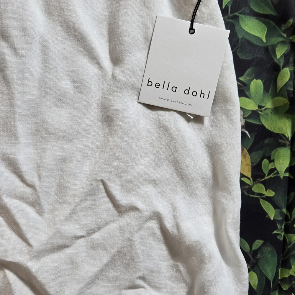 Bella Dahl Ivory Sleeveless Button-Down Shirt - Picture 3 of 4